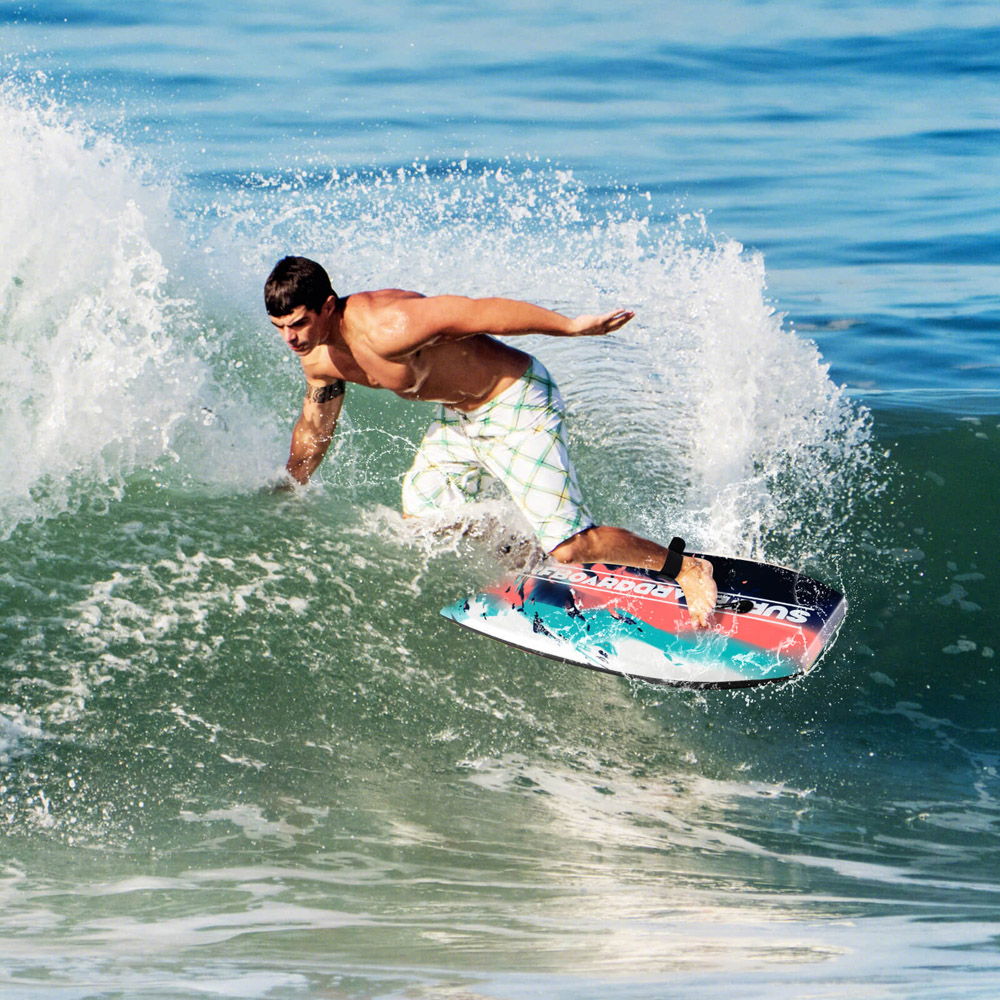 Costway Small Lightweight Body Board with Wrist Leash Image 2