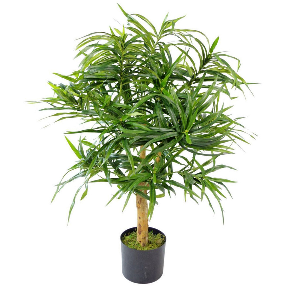 Leaf Dracaena Spike Ficus Artificial Tree Pot 3ft Image