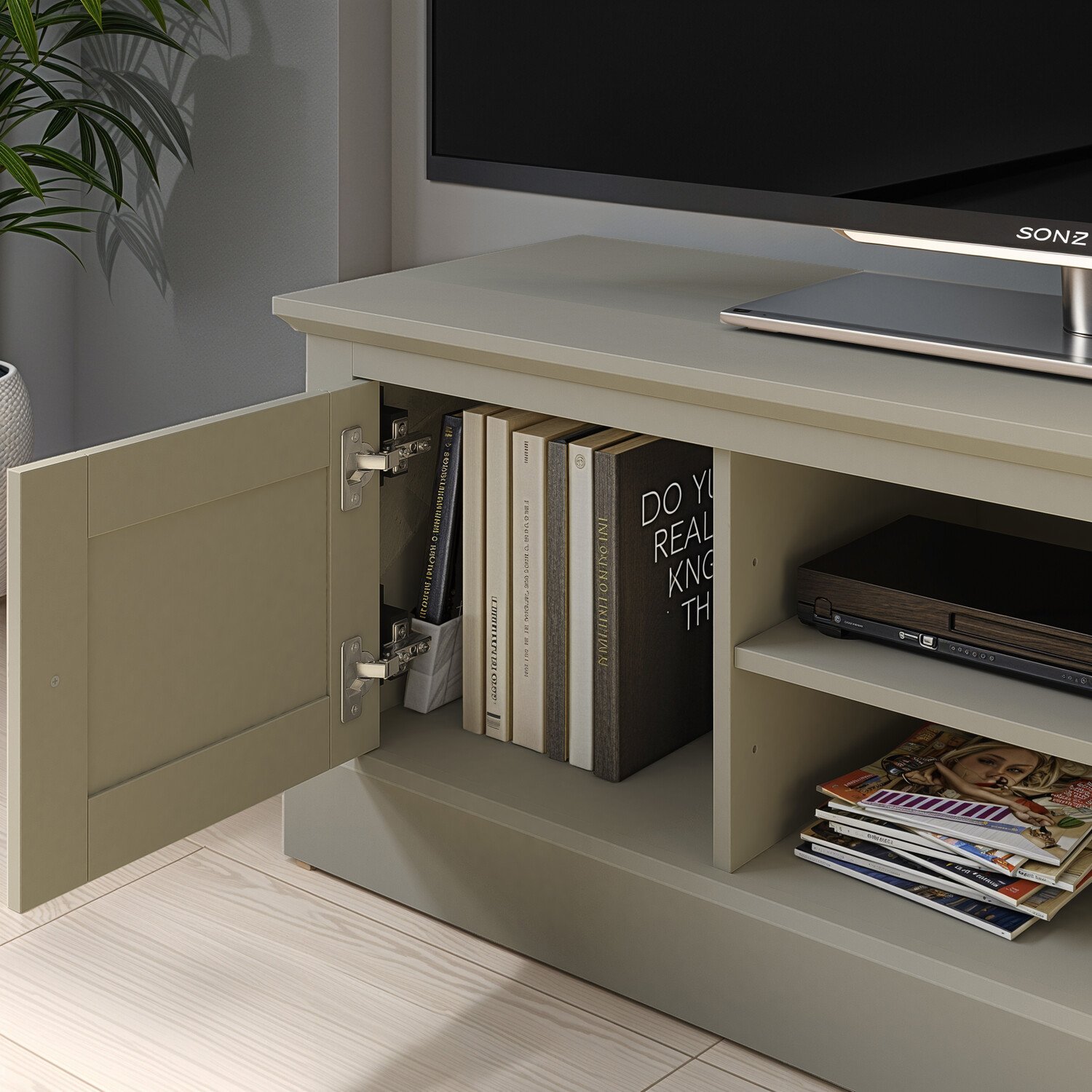 Alessia TV Unit Light Grey Image 6