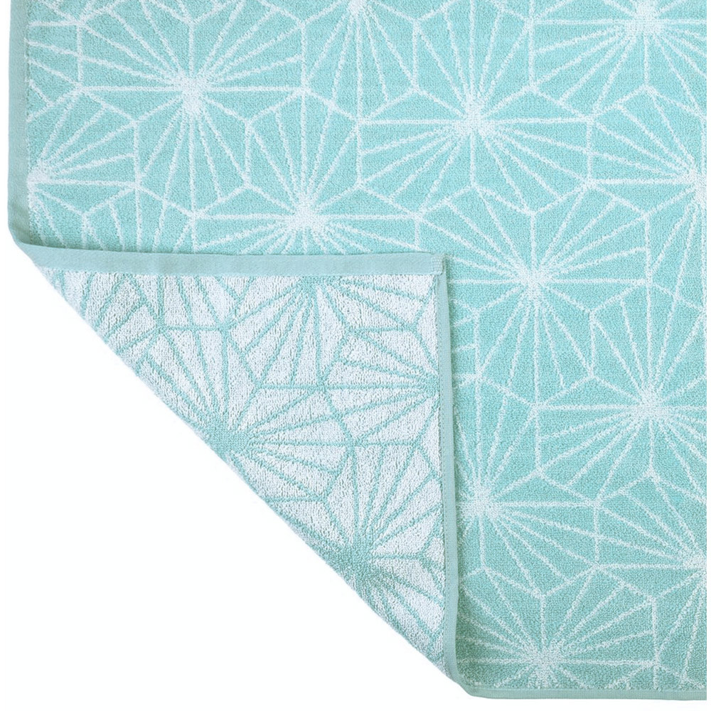 Allure Bath Fashions Duckegg Geometric Bath Towel Image 2