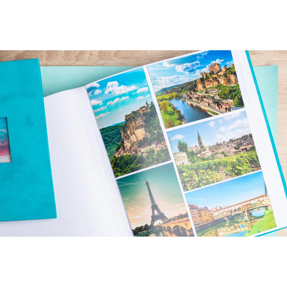 Exacompta Turquoise Photo Album 60 Sheets 300 Photos Image 8