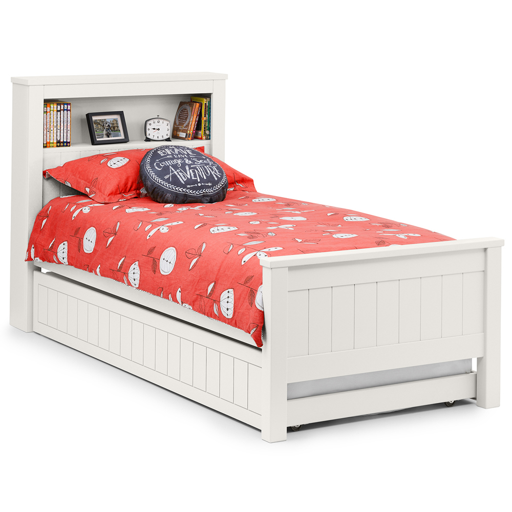 Julian Bowen Maine Single Surf White Bookcase Bed Image 3
