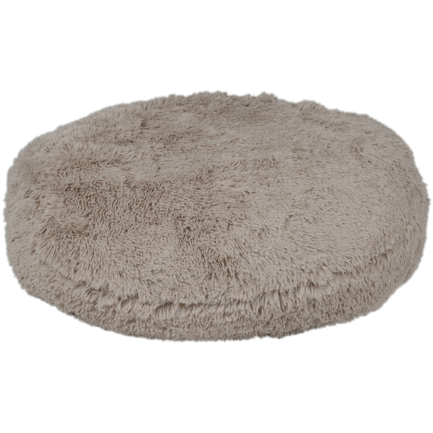 My Home Beige Plush Bear Floor Cushion Image 1