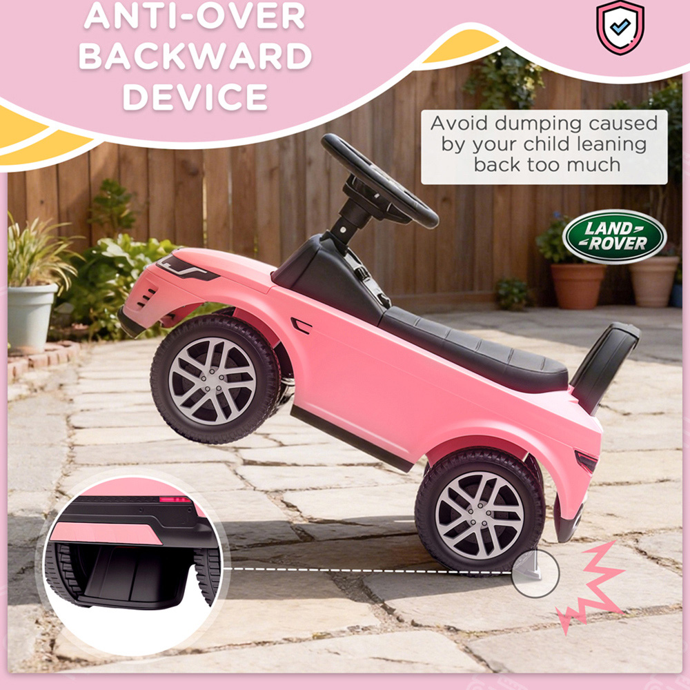 Tommy Toys Toddler Pink Licensed Land Rover Ride On Car Image 6