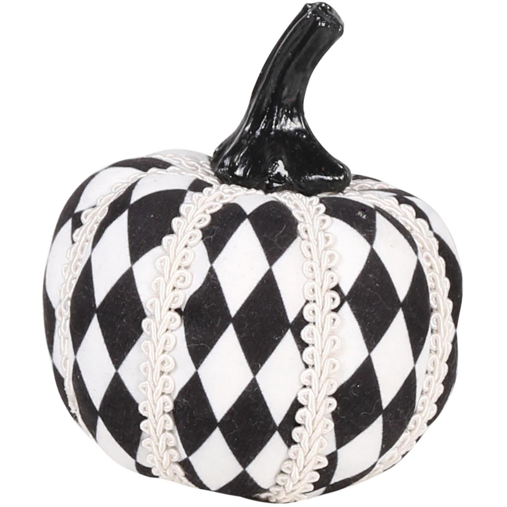 Halloween Checkered Pumpkin Image 3