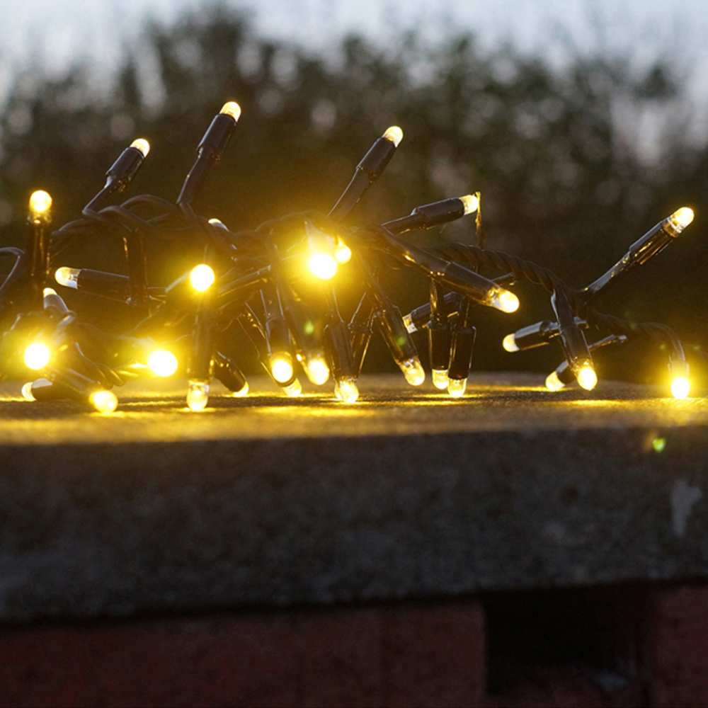 Eagle Connect 1250 Warm White LED Black Cluster Light 25m Image 1
