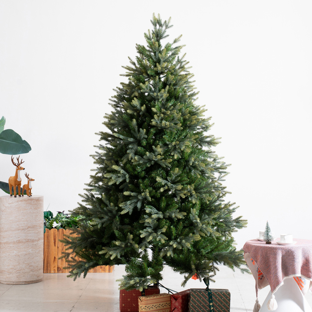 Abrihome Grand Fir Artificial Christmas Tree with 2615 Mixed Tips 8ft Image 2