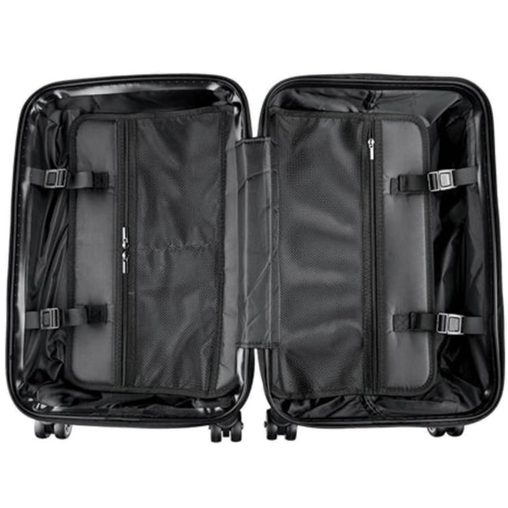Warren Reed Designer Small Fiery Waves Abstract Motion Suitcase Image 3