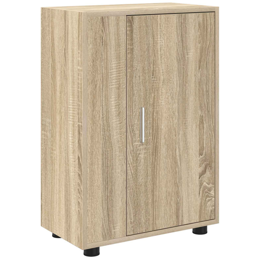 vidaXL Sonoma Oak Wall Mounted 4 Piece TV Cabinet Set Image 8