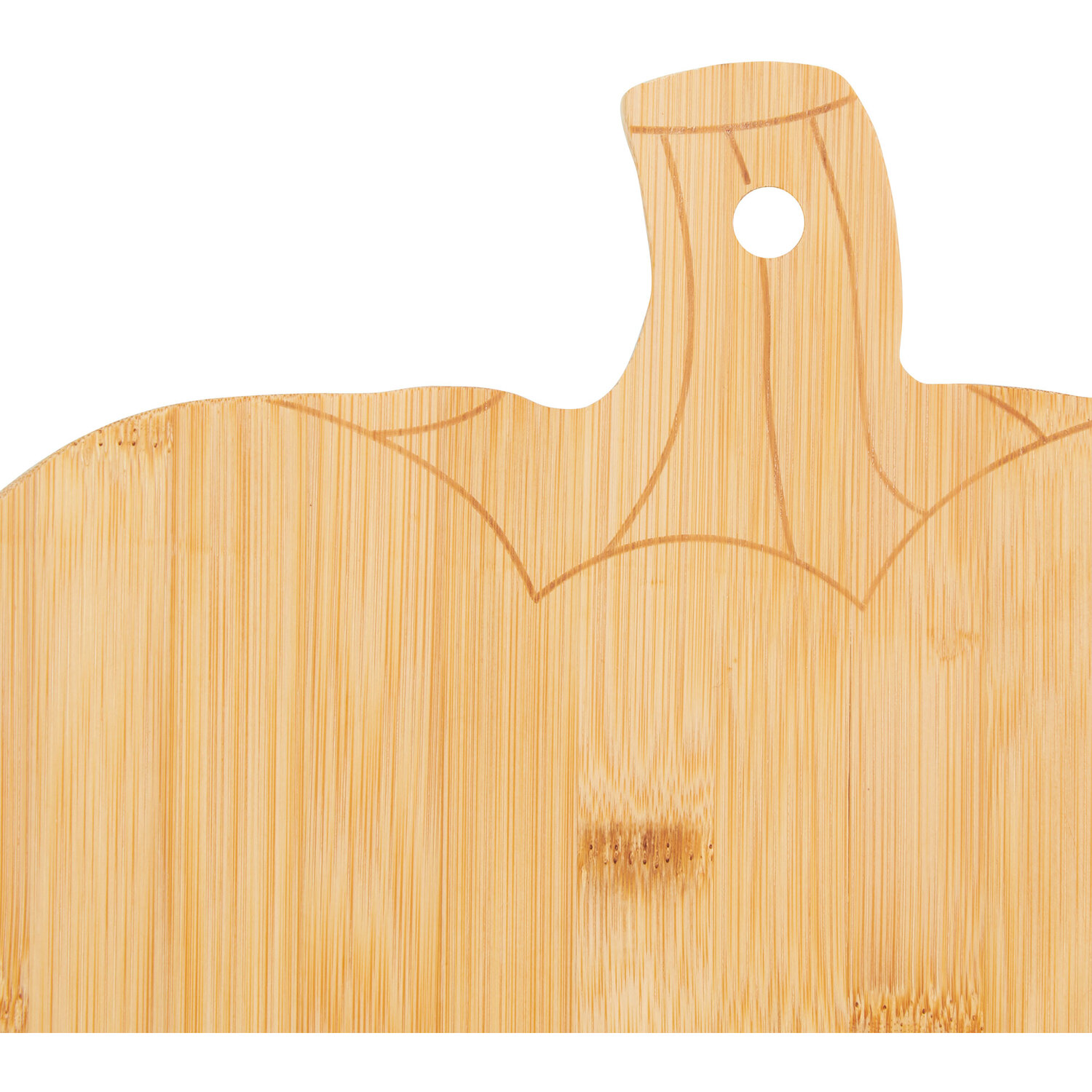 Bamboo Pumpkin Serving Platter - Natural Image 2