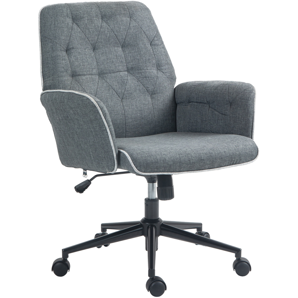Portland Dark Grey Adjustable Swivel Chair Image 2