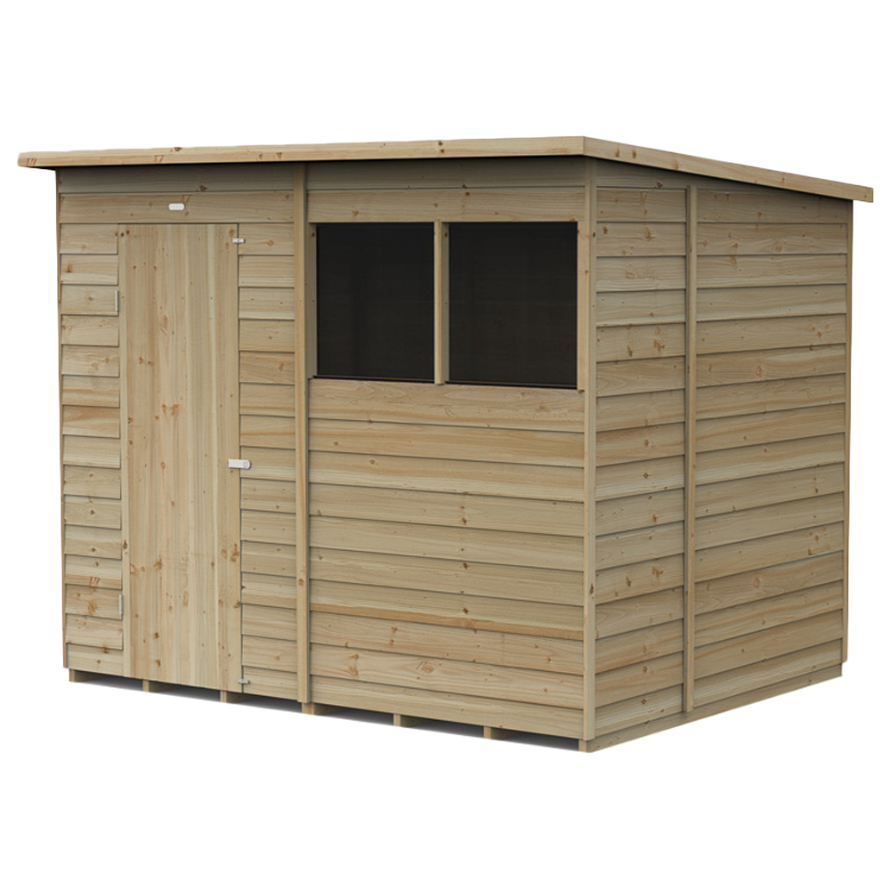 Forest Garden 4LIFE 8 x 6ft Pent Shed Image 1