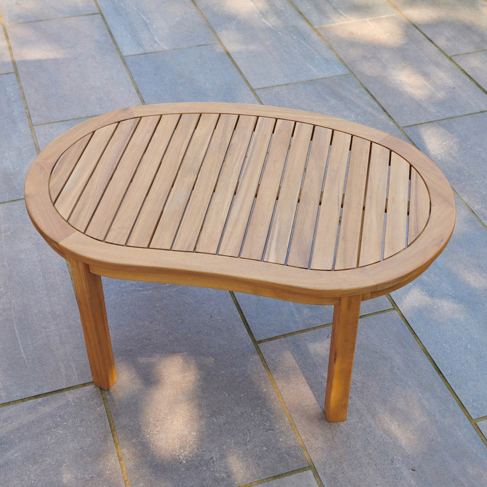 Greenhurst Woodfield Natural Outdoor Banana Table Image 4