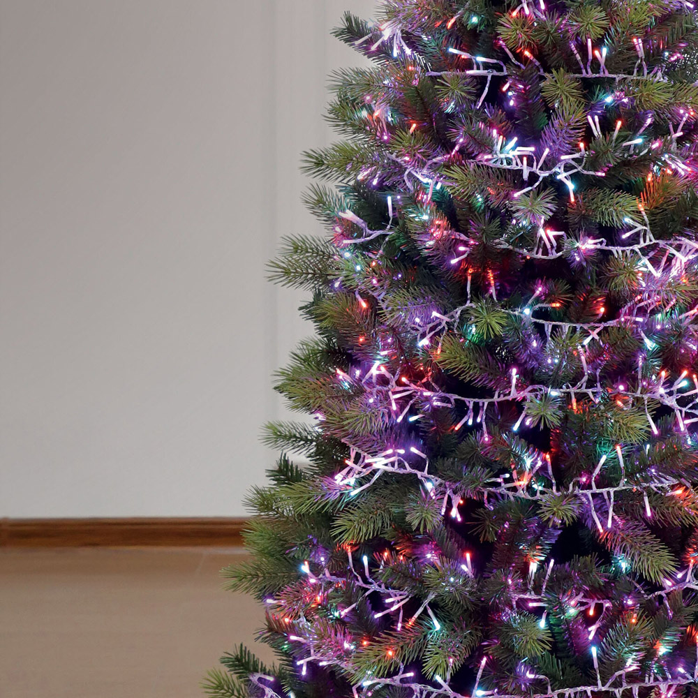2000 LED Cluster String Lights 19.99m Image 2