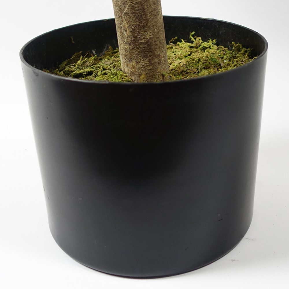 Leaf Buxus Ball Cone Artificial Tree in Pot 4ft 2 Pack Image 2