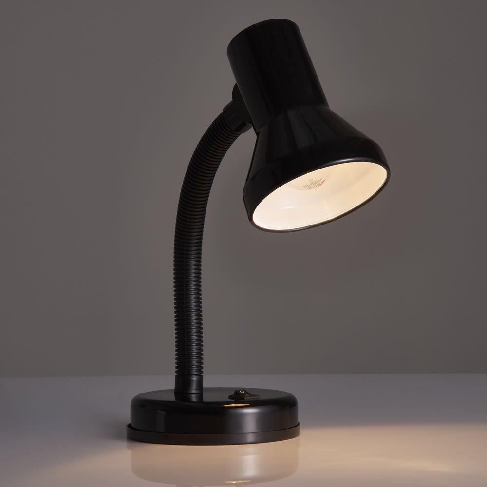 Wilko Black Desk Lamp Image 6