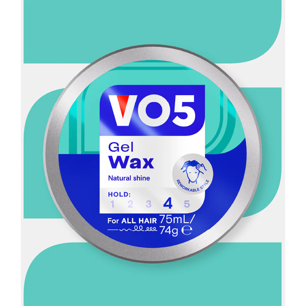 VO5 Extra Hold Gel Wax 75ml 3 Pack Image 7