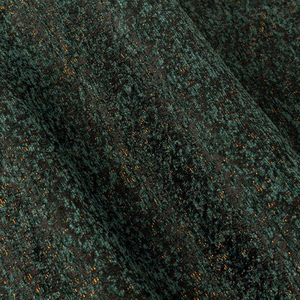 Paoletti Galaxy Emerald Chenille Eyelet Curtain 117 x 183cm Image 5