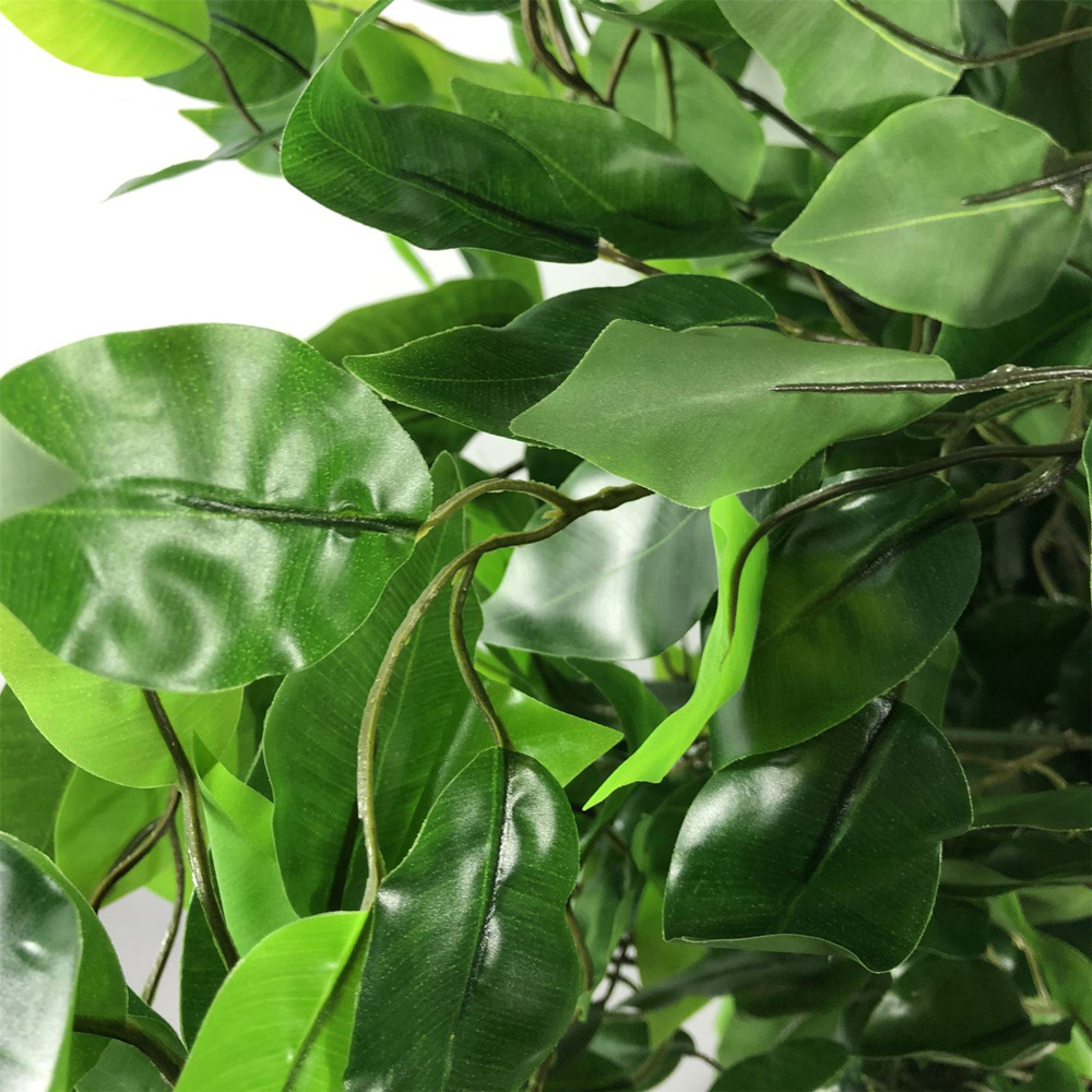 Botanik Green Extra Large Bushy Ficus Artificial Tree in Pot 4ft Image 2