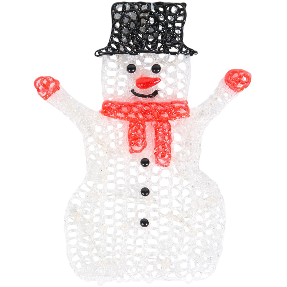 Acrylic LED Christmas CharacterRed or White Image 7