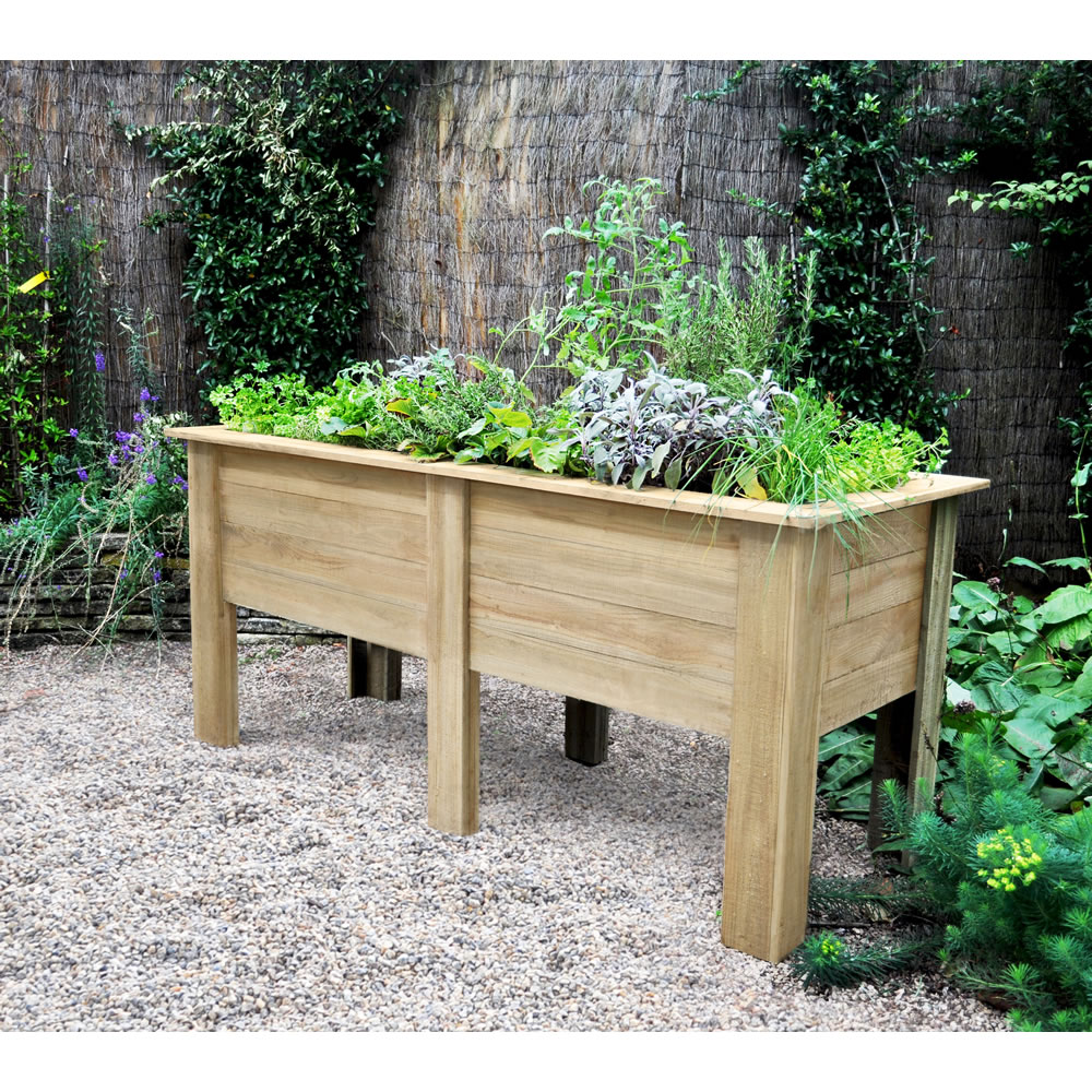 Forest Garden Timber Outdoor Deep Root Planter 1.8m Image 2