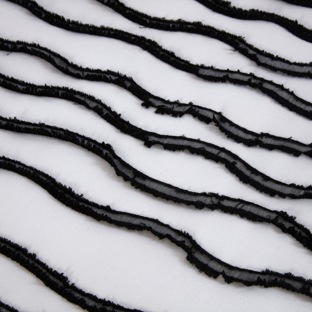 Marina Tufted Duvet Set Black Double Image 5