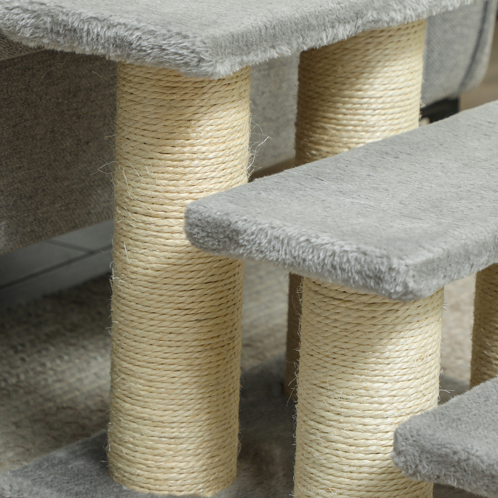 PawHut 3 Stair Lightweight Cat Steps Image 3