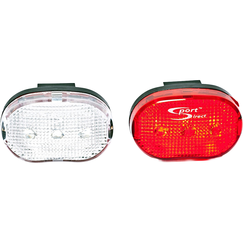 Sport Direct 6 Mega Bright LED IPX4 Waterproof Bike Light Set Image 4