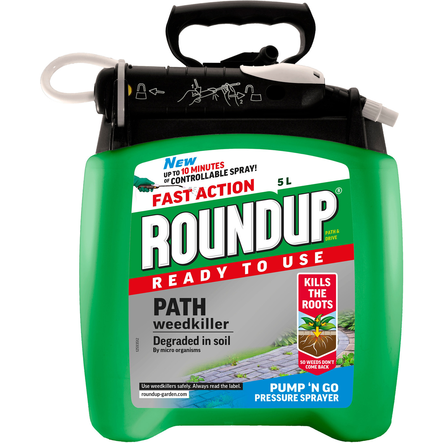 Roundup Path Weedkiller - 5l Image 1