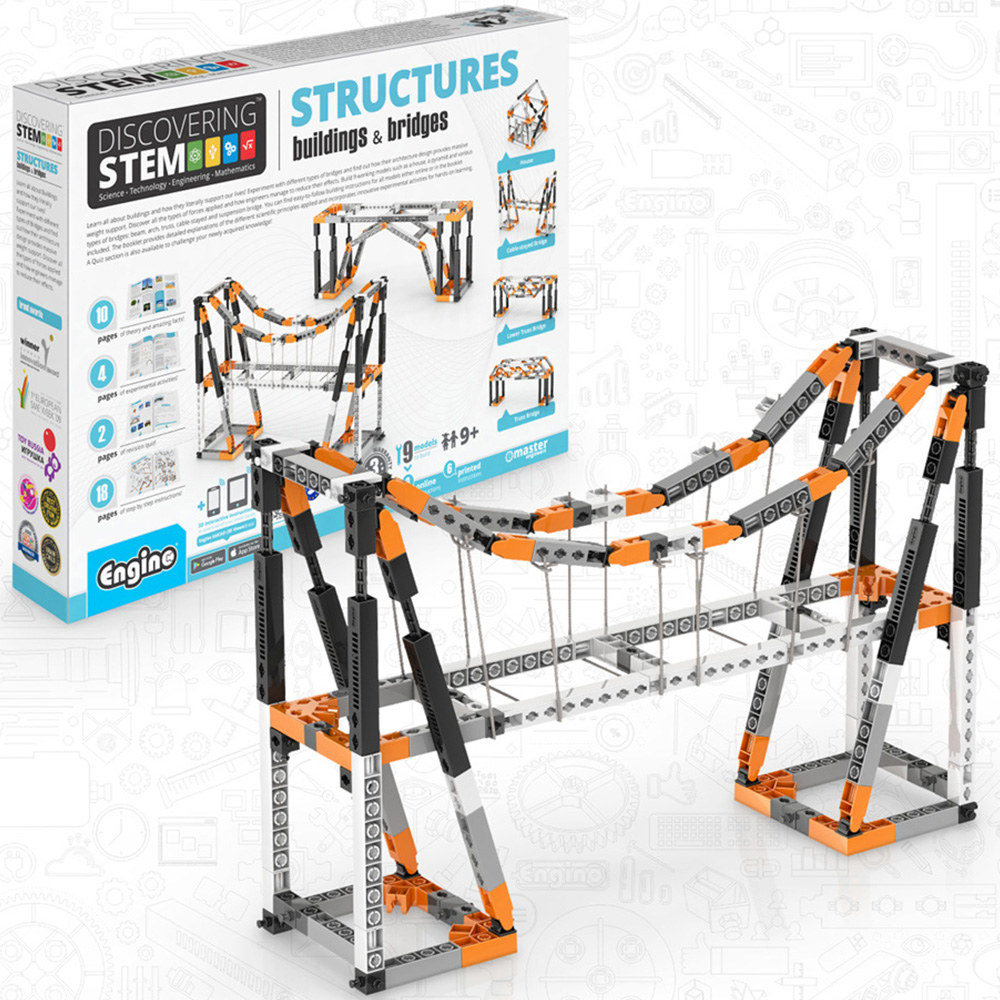 Engino Stem Structures Buildings and Bridges Building Set Image 2