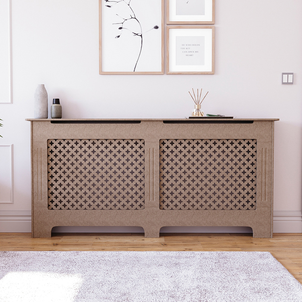 Vida Designs Oxford Unfinished Radiator Cover XL Image 3