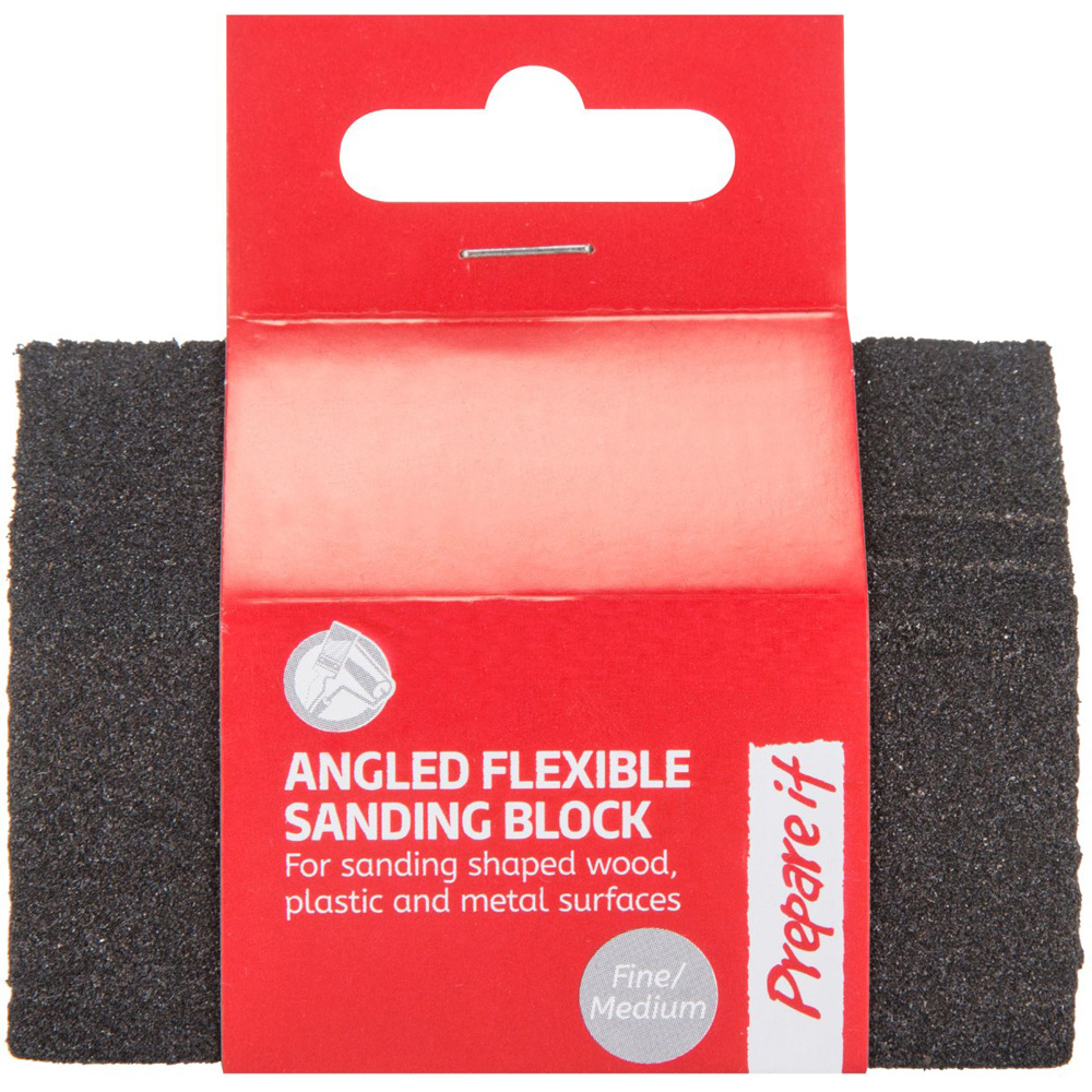 Prepare it Fine and Medium Angled Flexible Sanding Block Image