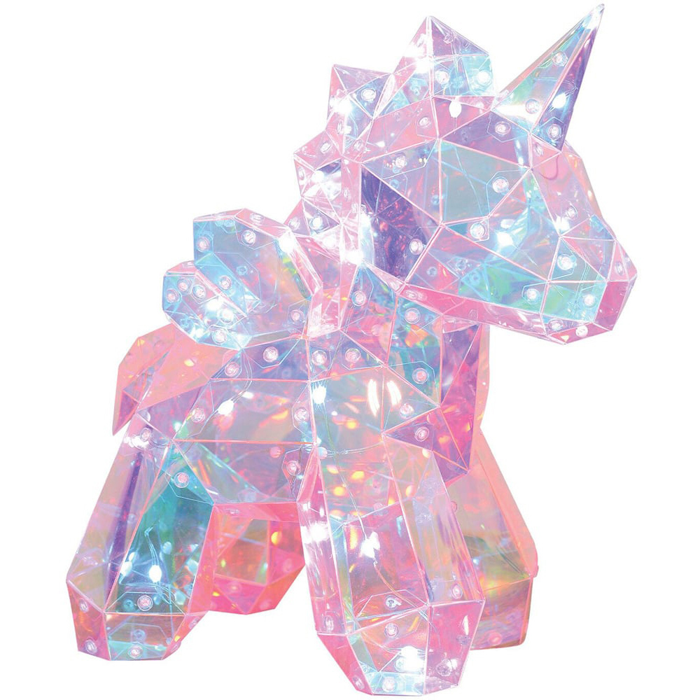 Crystal Effect Iridescent Unicorn Light Image 2