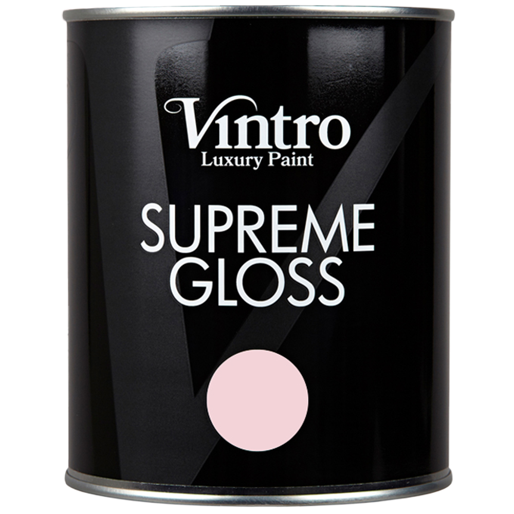 Vintro Paint Walls and Ceilings Madame De Pompadour Gloss Paint 1L Image 2