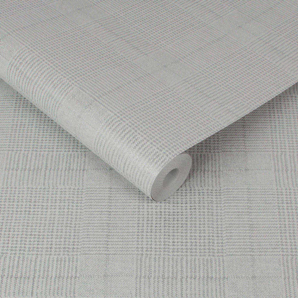 Sublime Highland Tweed Silver Wallpaper Image 2