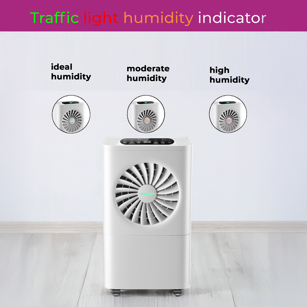Neo White LED Digital Display Dehumidifier 12L Image 6
