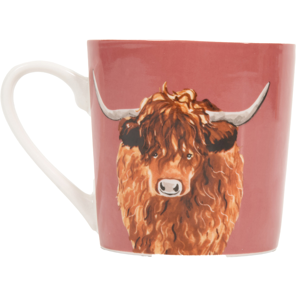 Set of 4 Highland Cow Conical Mugs Image 7