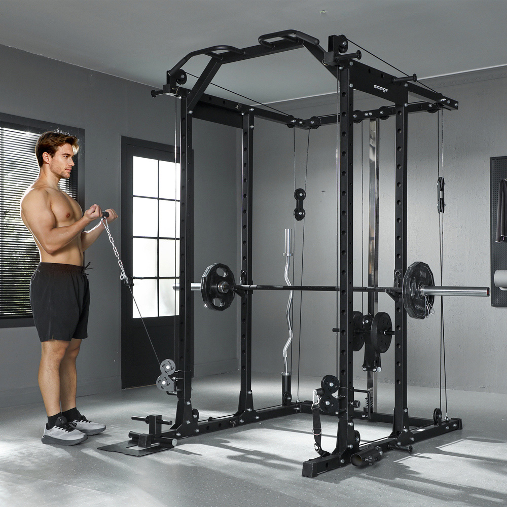 SPORTNOW Cable Crossover Machine with Pulley System Image 4