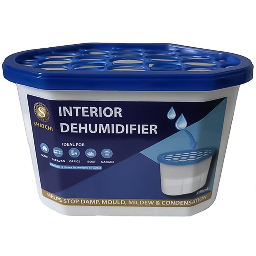 Shatchi 20 Pack 500ml Moisture Absorber Interior Dehumidifier Tub Image 1