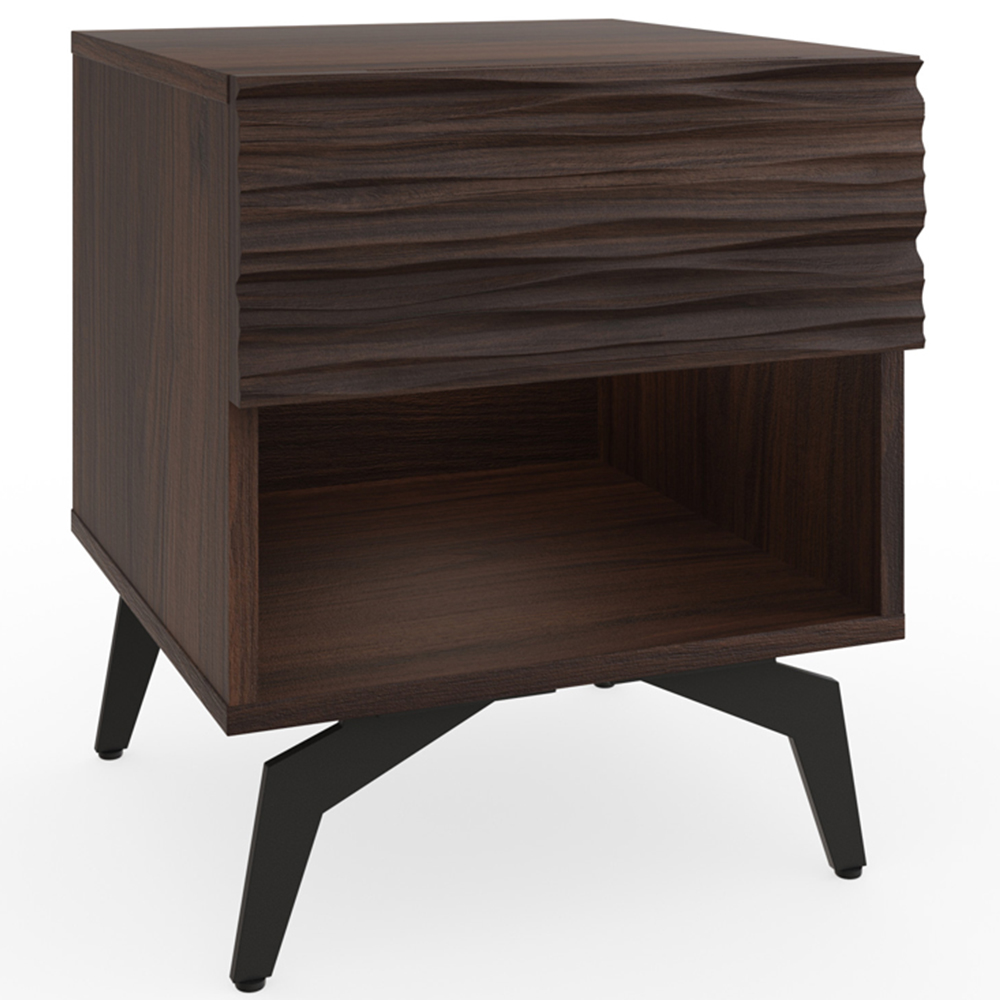 GFW Bantham Dark Walnut Lamp Table Image 2