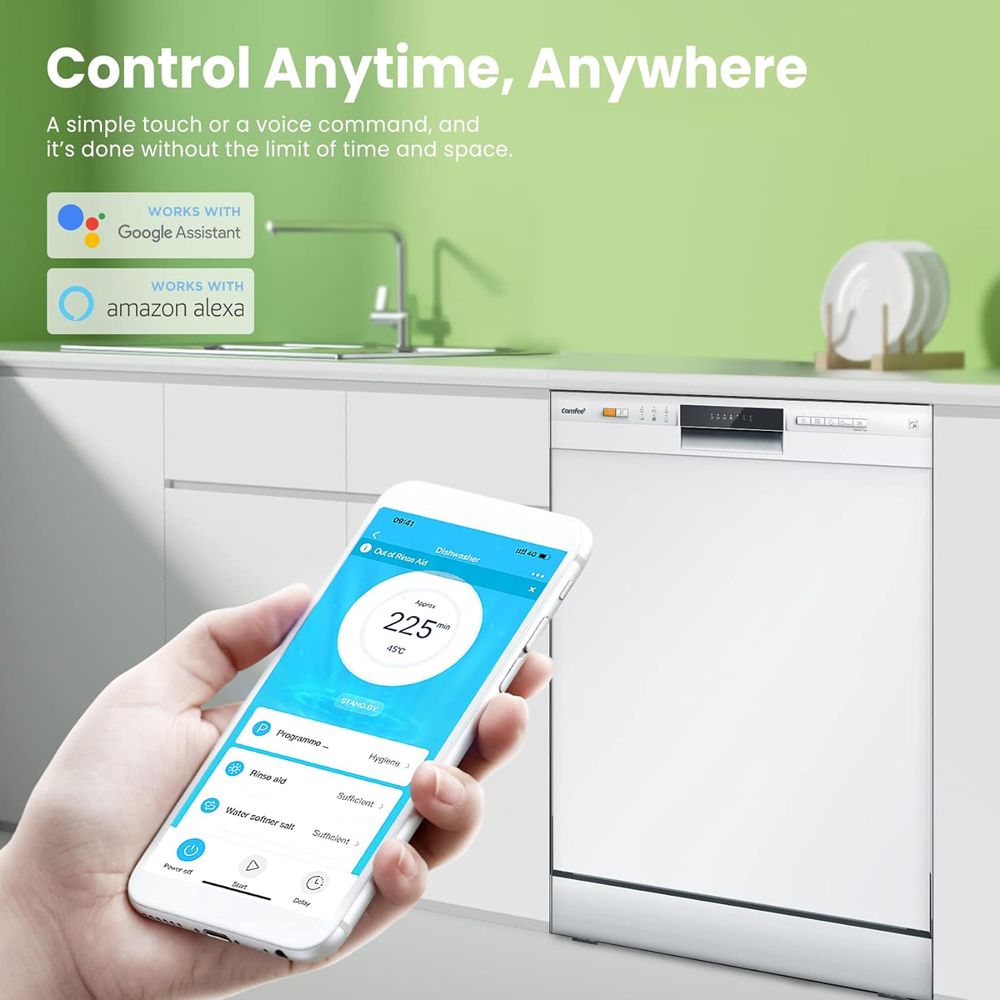 Comfee Freestanding Dishwasher with 12 Place Settings Image 3