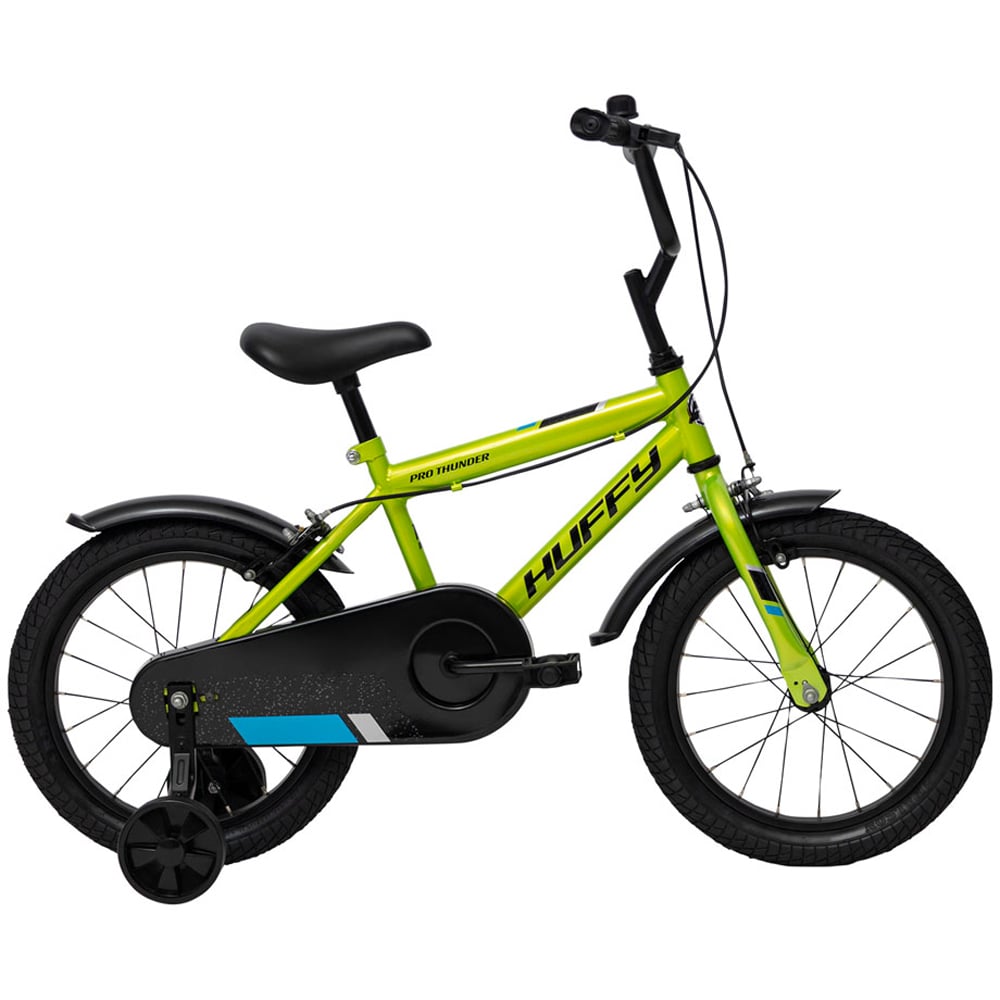 Huffy Pro Thunder 21845W Acid Green Single Speed 16 inch Kids Bike Image 2