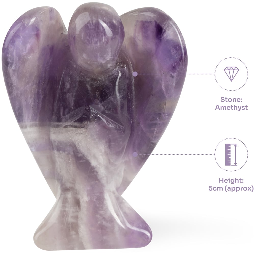 Myga Amethyst Divine Crystal Angel Gemstone Image 4