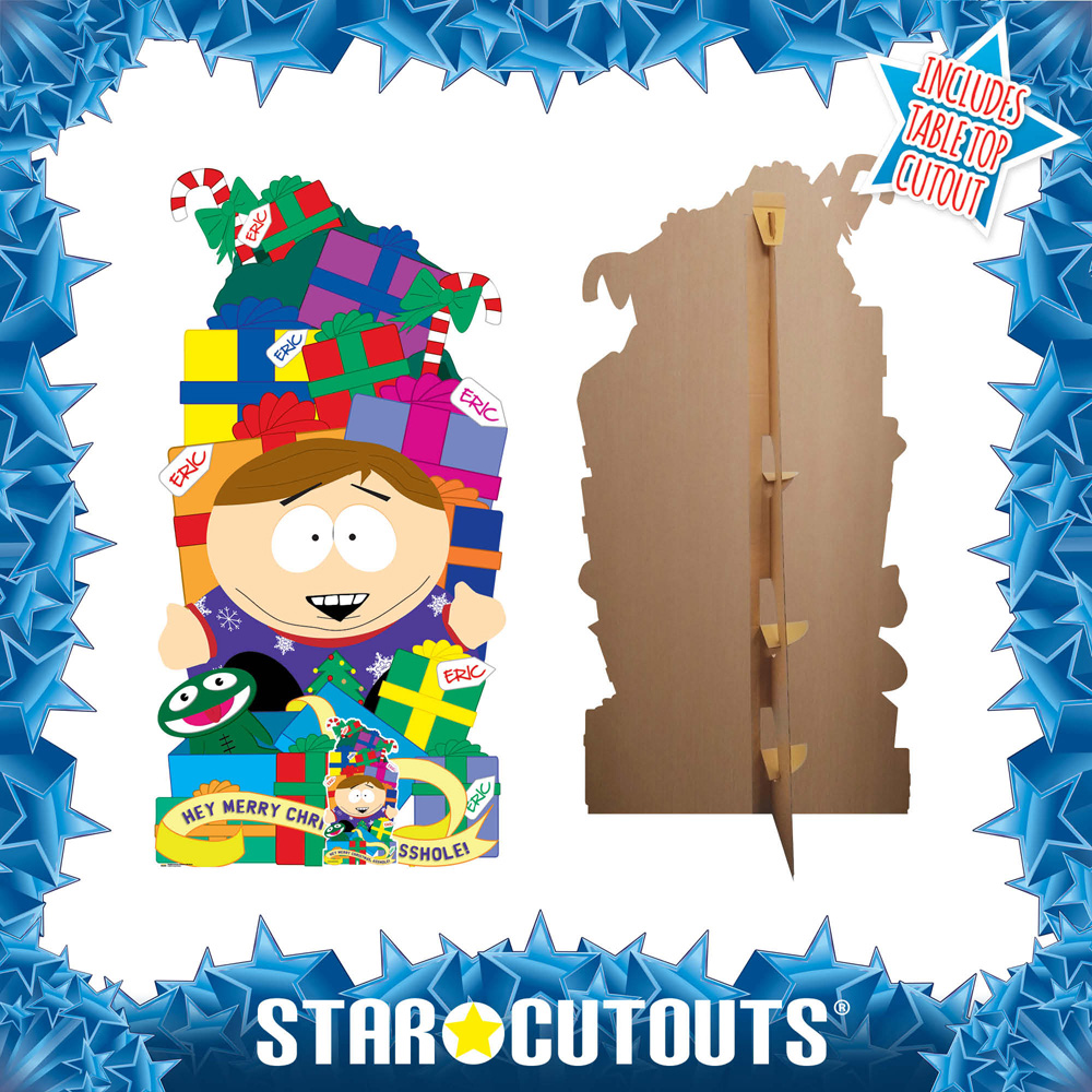Star Cutouts South Park Cartman Merry Christmas Gifts Stack Cardboard Cutout Image 5