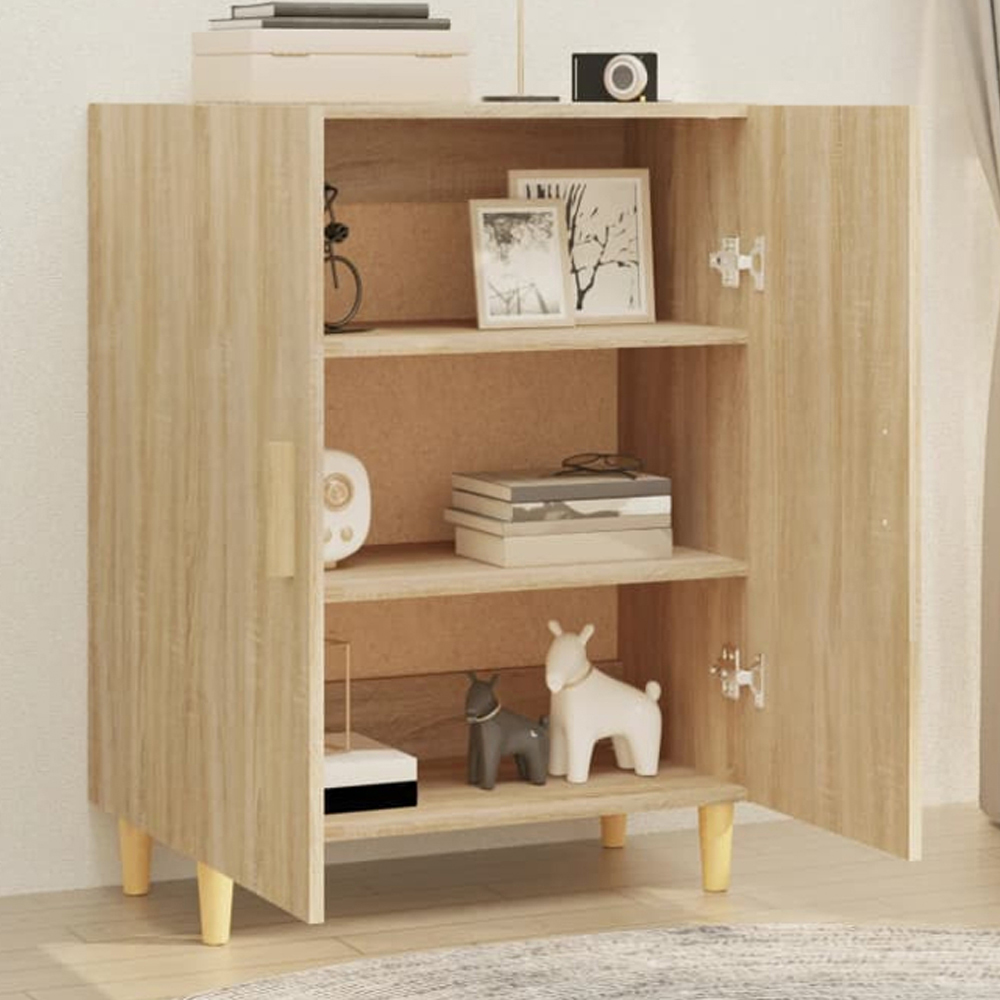 vidaXL 2 Door Sonoma Oak Sideboard Image 1
