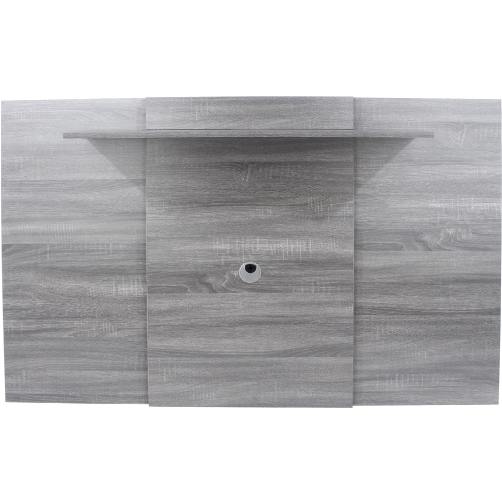Core Products Single Shelf Grey Oak Effect Extendable Fixed TV Wall Panel Image 2