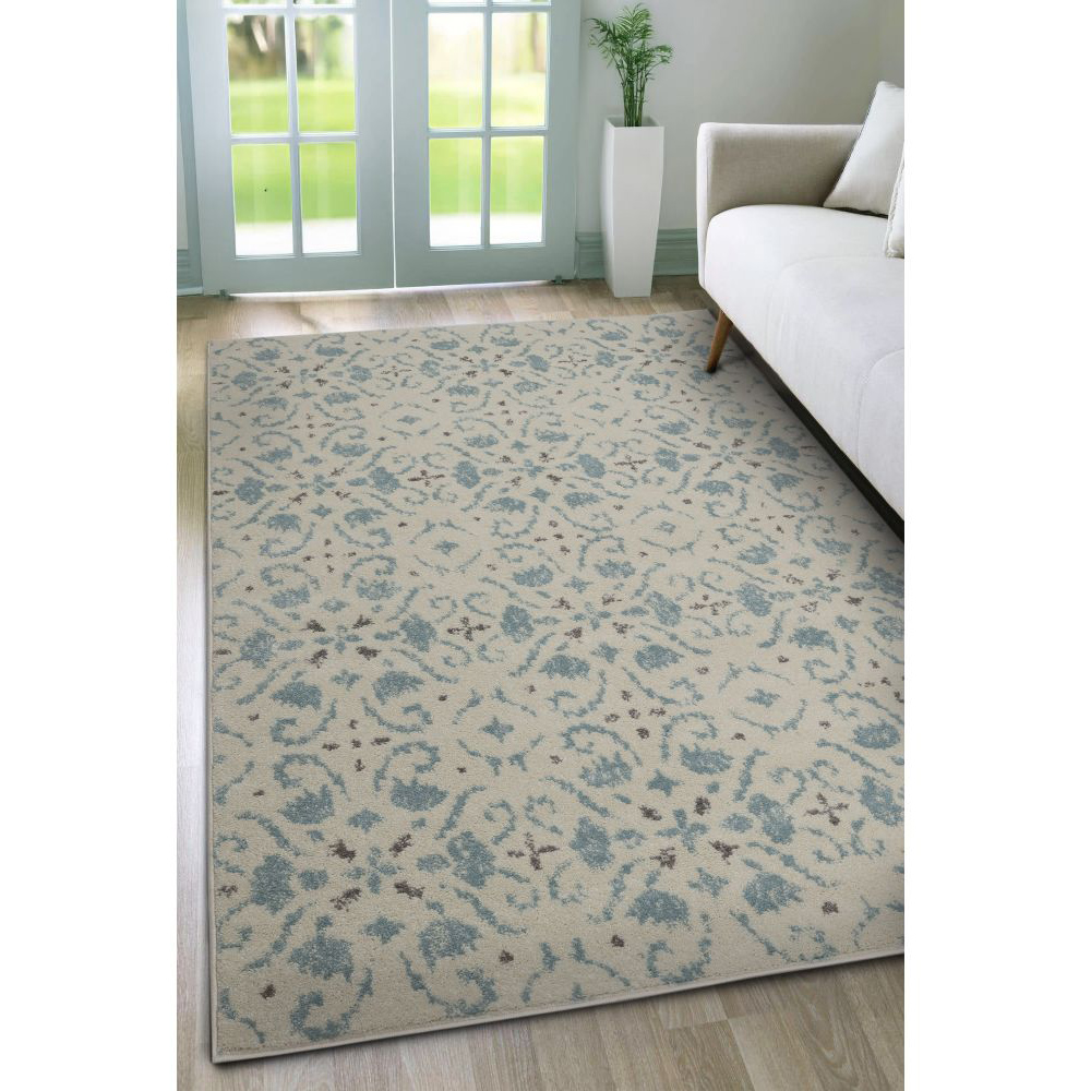 Homemaker Echo Ivory Tile Geometric Rug 160 x 230cm Image 6