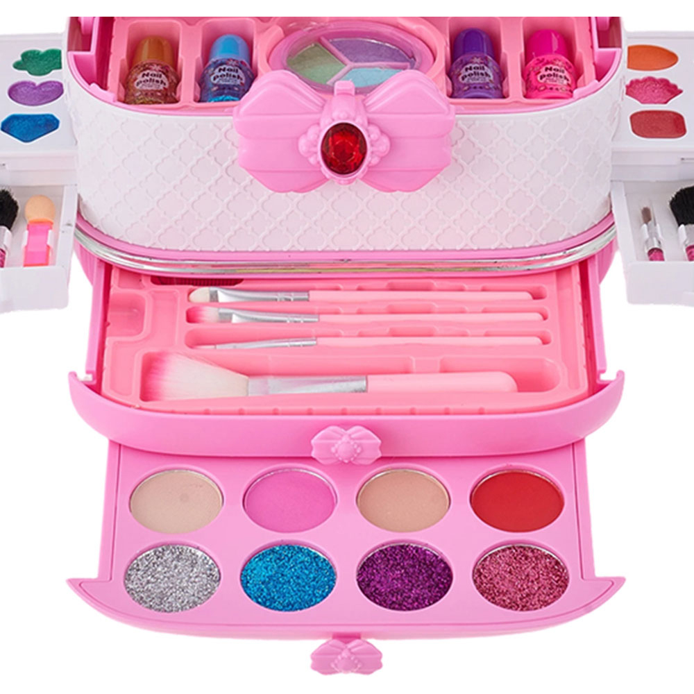 H&O Direct Kids 52 Piece Washable Pretend Makeup Set with Box Image 4