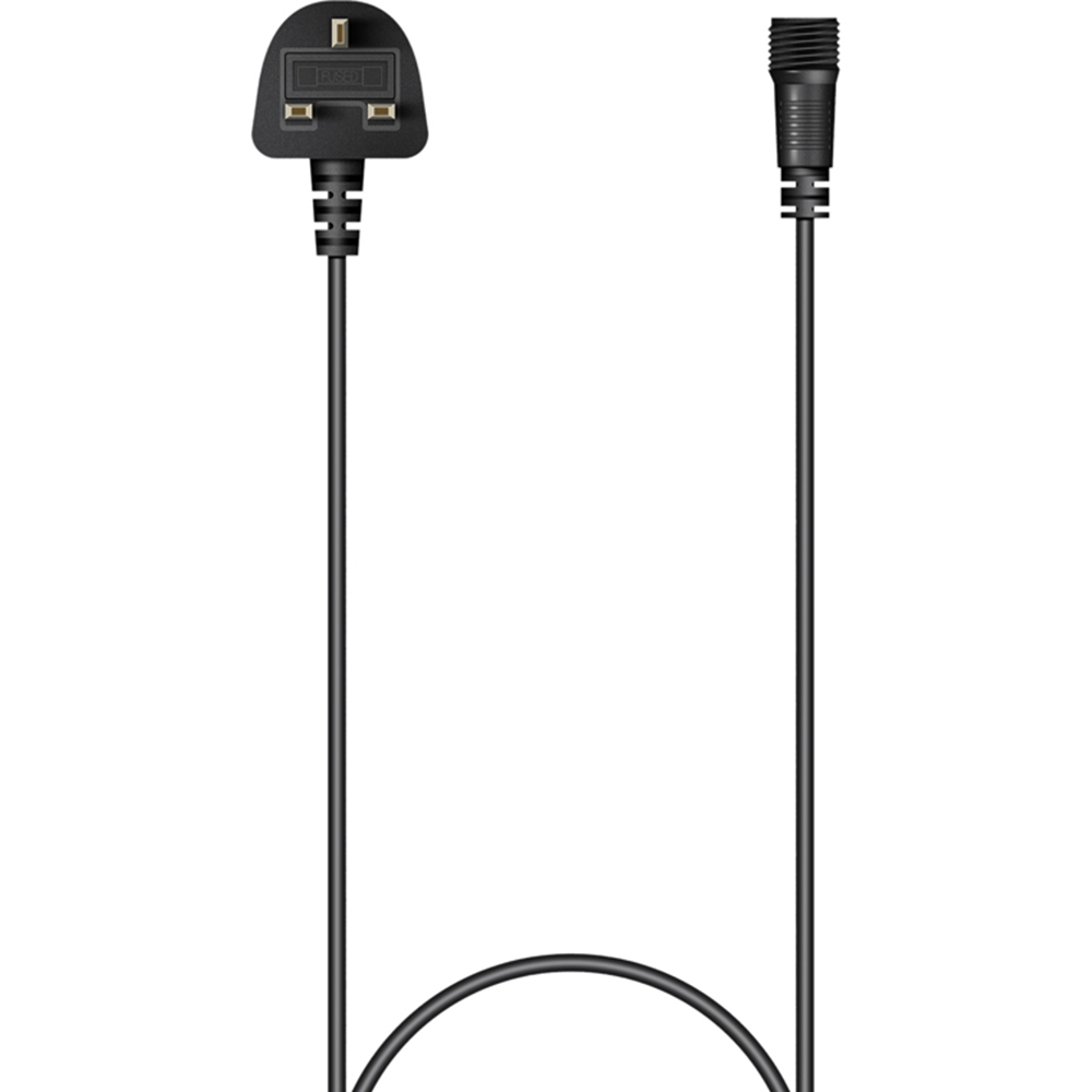 Eagle Connect Black Mains Connecting Lead 2m Image 2