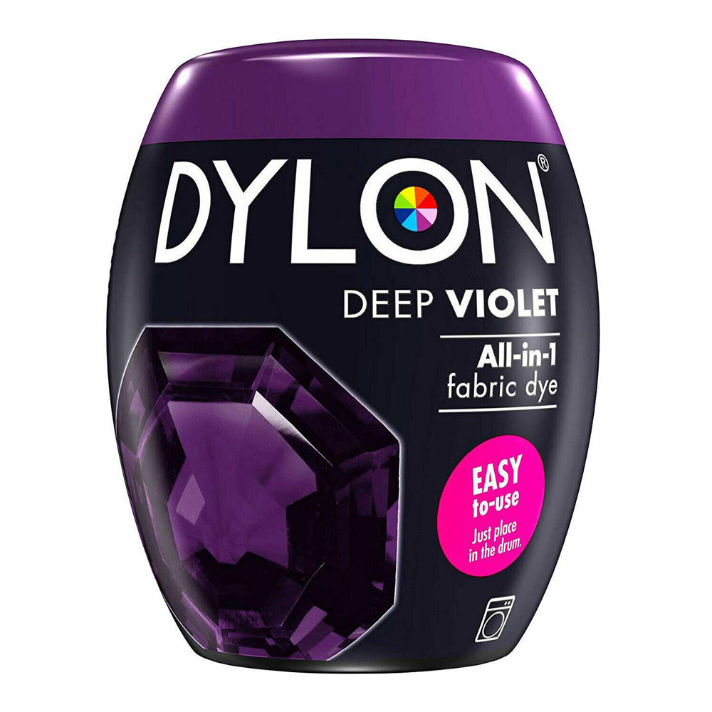 Dylon Deep Violet Washing Machine Fabric Dye Pod 350g 3 Pack Image 2